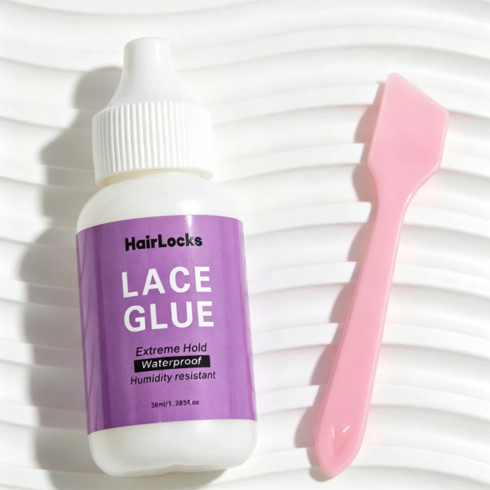 38ml/1.285fl.oz Waterproof Lace Wig Glue - Extremely Hold, Invisible, Quick Dry & Easy Removal - No Odor Hair Adhesive for Wigs