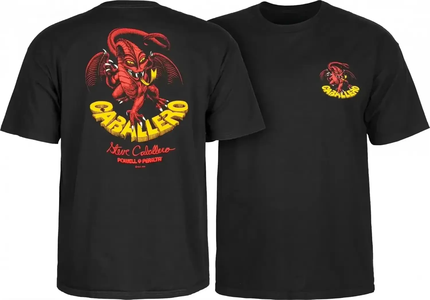 Summer Skateboard T Shirt Powell Peralta Winged Ripper T-Shirt Men Women Oversized Short Streetwear Harajuku Men's Clothing image 4
