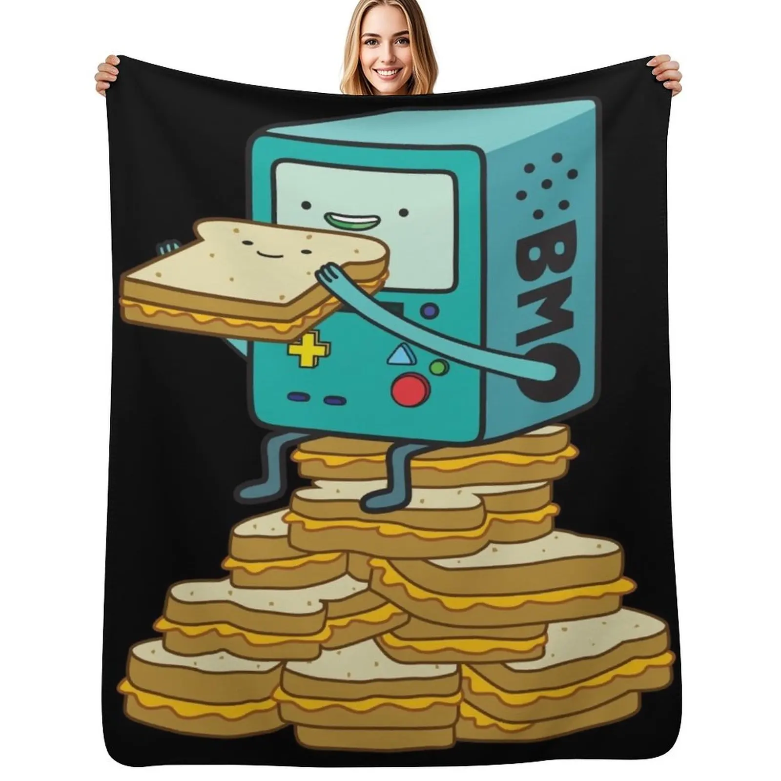 

BMO Throw Blanket Luxury St Picnic Soft Beds sofa bed Blankets