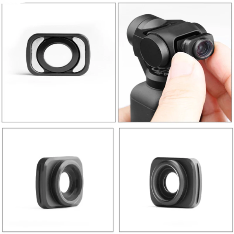 Kit d'objectifs grand angle 10X Macro Fisheye, accessoires pour DJI Osmo Pocket/ Pocket 2 Vlog Shooting, déterminer le cardan