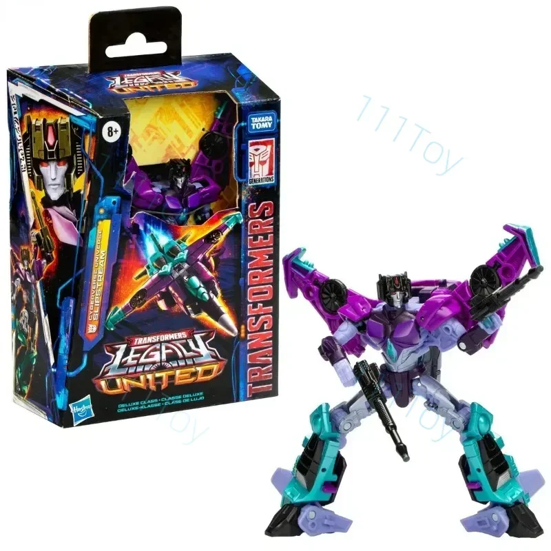 Op voorraad Hasbro Transformers Classic Toys Legacy United Deluxe Class Slipstream Action Figure Robot Toy Collectibles Gift Hobbie