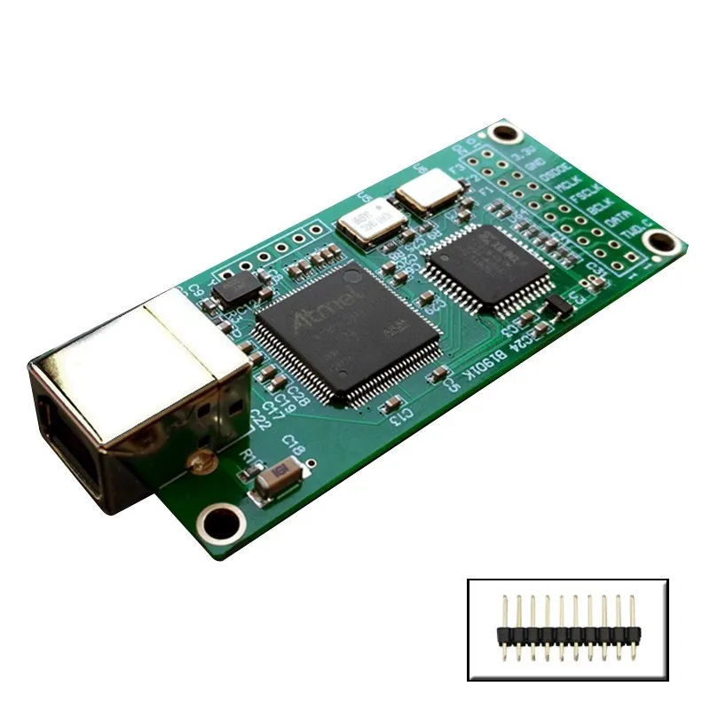 Weiliang digital audio output board I2S to coaxial SPDIF USB interface can be connected to CS8675 Amanero