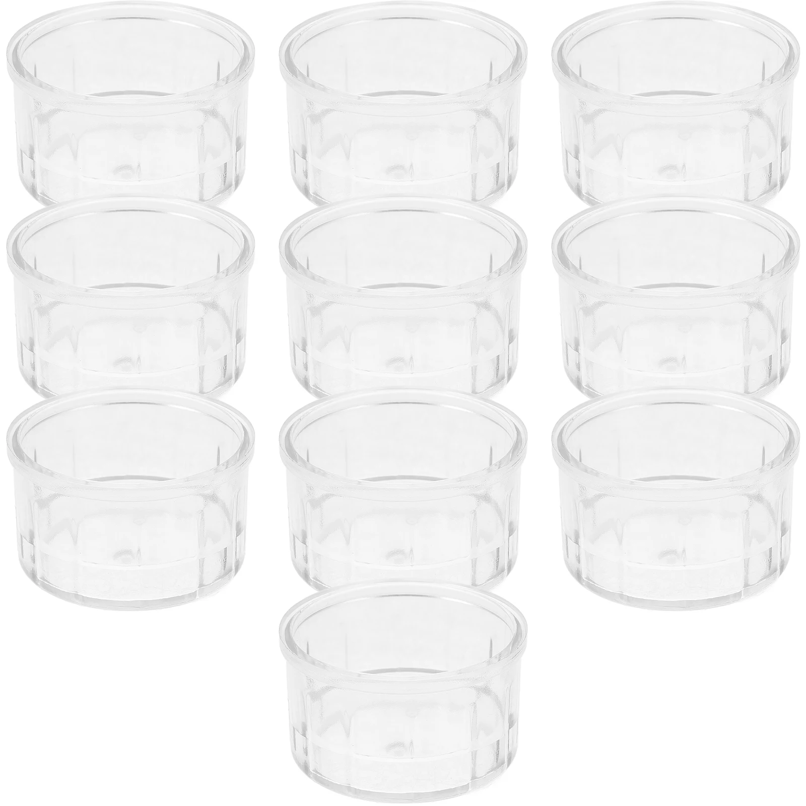 

10Pcs Plastic Cocktail Shaker Lids Anti-Splash Press Juice Cup Covers Spill Proof Reusable Tumbler Caps for Outdoor Travel Use