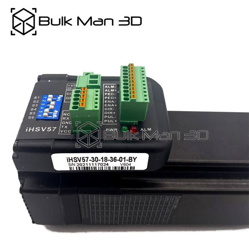 BukMan3D UC300 Mach3 CNC Controller Board with IHSV57 180W 3000rpm Servo Motors for Ultimate Bee Queenbee PRO CNC Router Machine