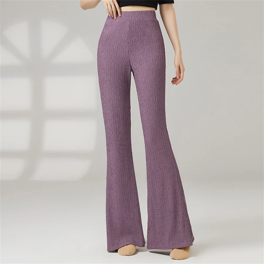 Pantalon de danse moderne à fond cloche pour femmes, Costume de Ballet élégant pour danse folklorique chinoise classique, Ensemble pour dames