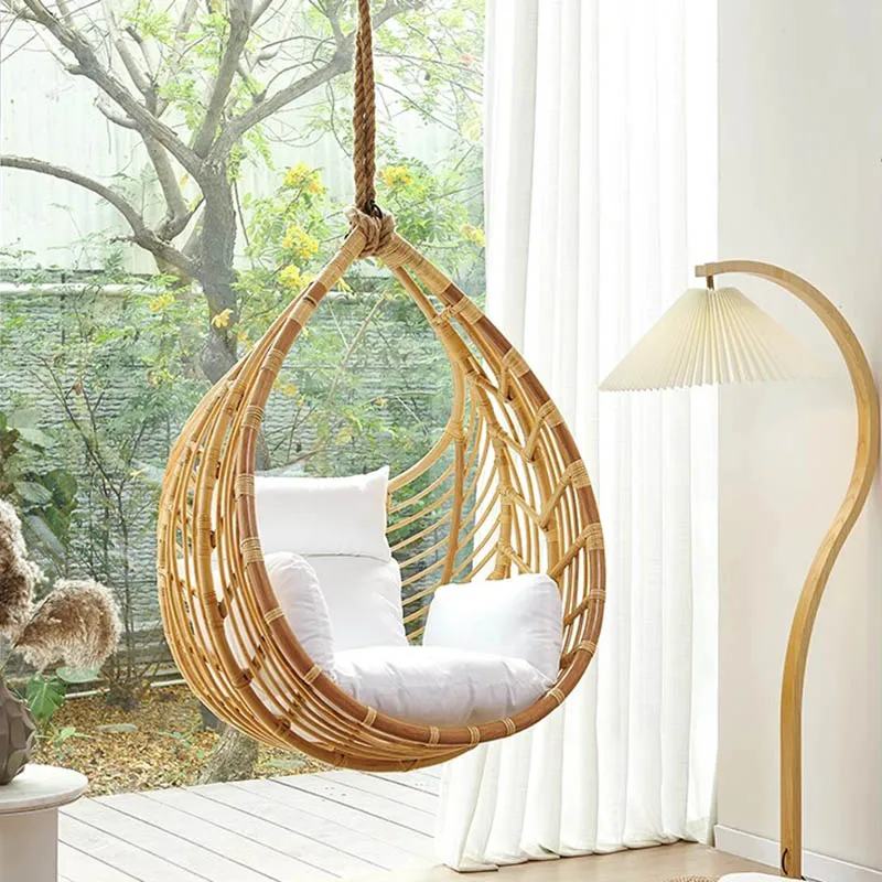 Rattan Hammocks Patio Swings Garden Sex Hanging Rocking Chair Patio Swings For Room Luxury Outdoor Furniture Columpiar LLPS