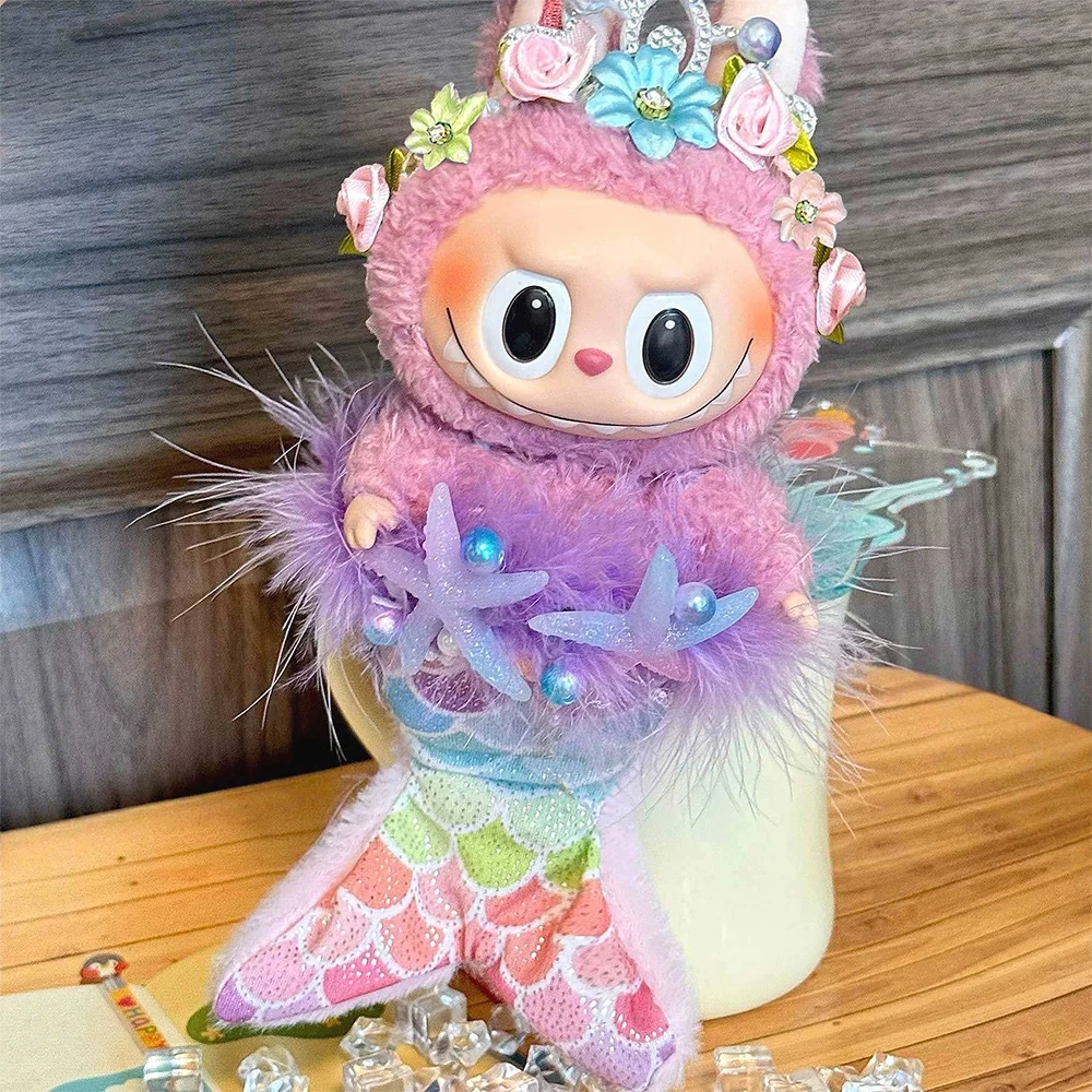 

Little Mermaid Clothing Set for Labubu I II Doll Decoration Accessories Clothing Gifts