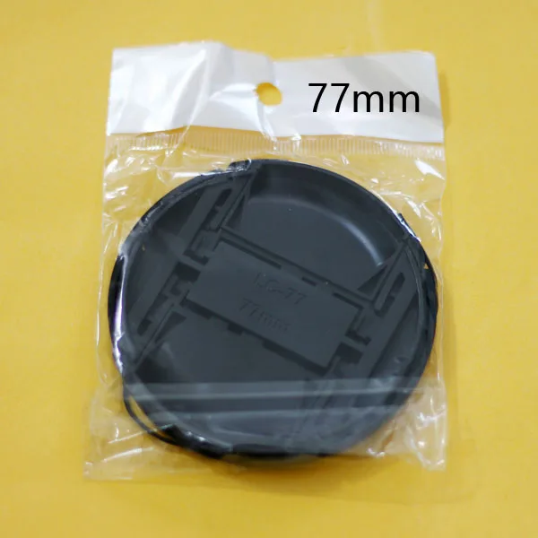 50 Pieces 77mm Camera Lens Cap Cover For Canon Nikon Sony Leica Samsung Pansonic Fujifilm Yongnuo Pentax Olypums Sigma Tamron