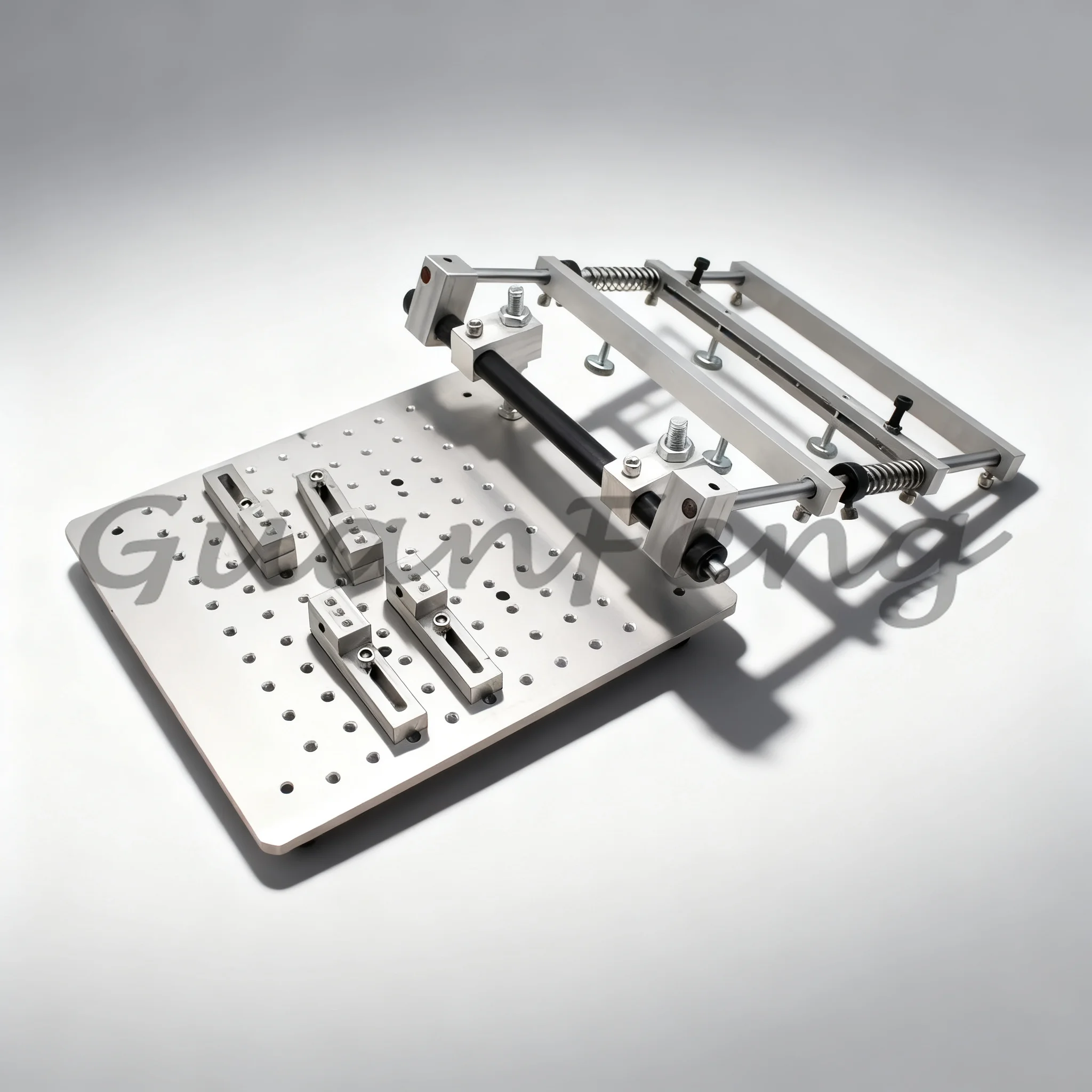 Aluminum Alloy PCB Solder Paste Printing Machine, Manual  Stencil Printer for Electronic Assembly