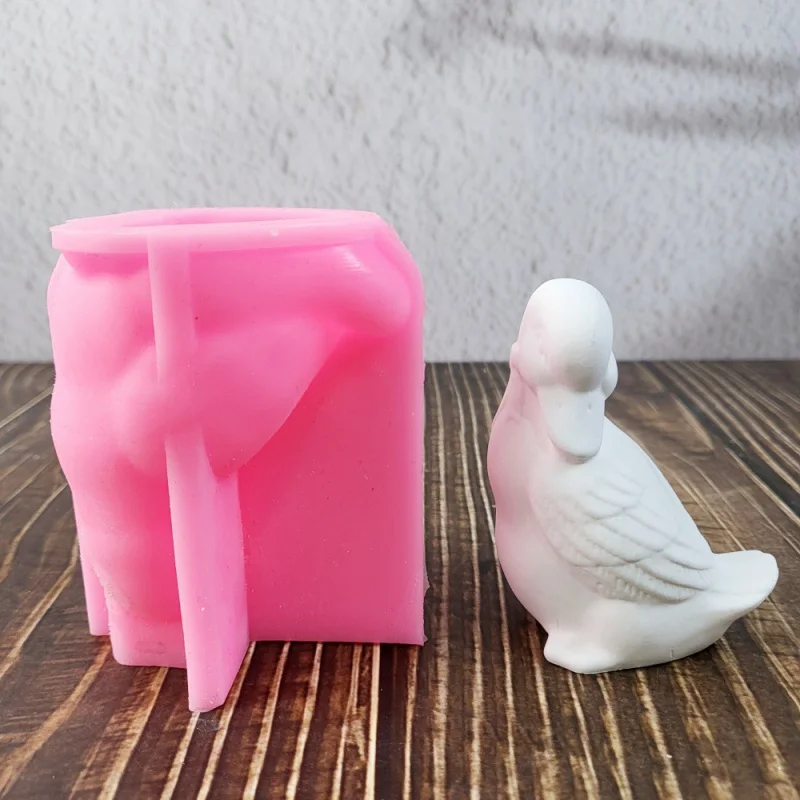 

Reusable Duck Mold for DIY Plaster Decor, Scented Candles - Animal Themed Craft