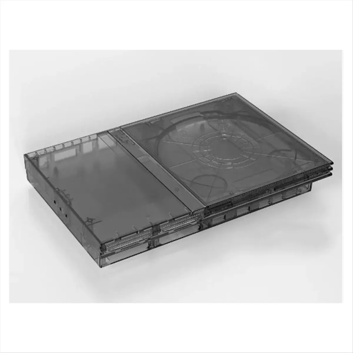 【~ New Y24A】Transparent Replacement Shell Full Housing Case for Slim for PS2 Slim Game Console