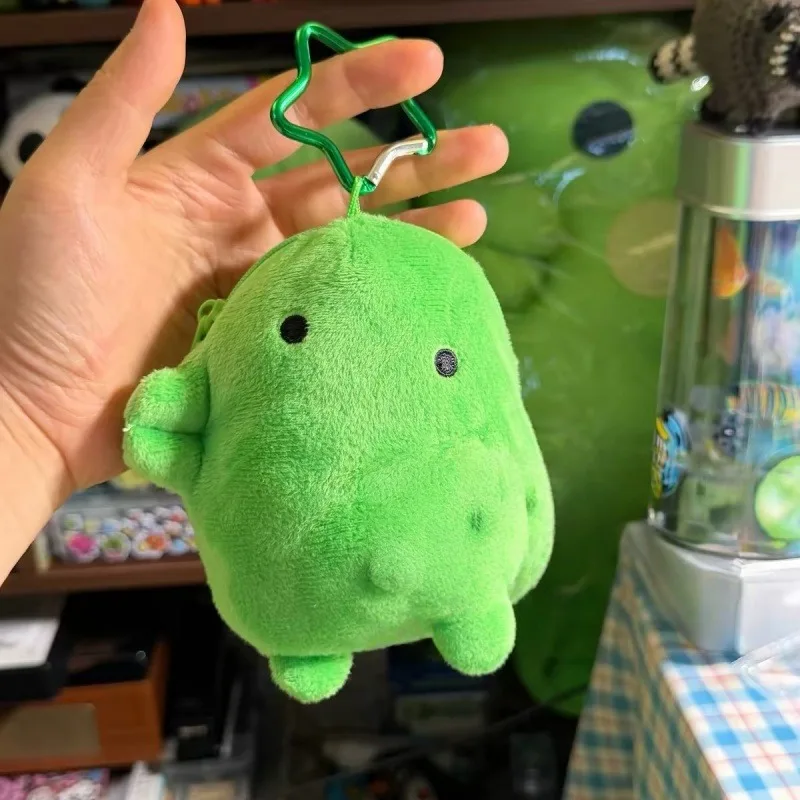 NEW Star Carabiner Tamagotchi Kuchipatchi Plush Pouch Keychain Green gogopet Cartoon Stuffed Doll Zipper Storage Bag Charms