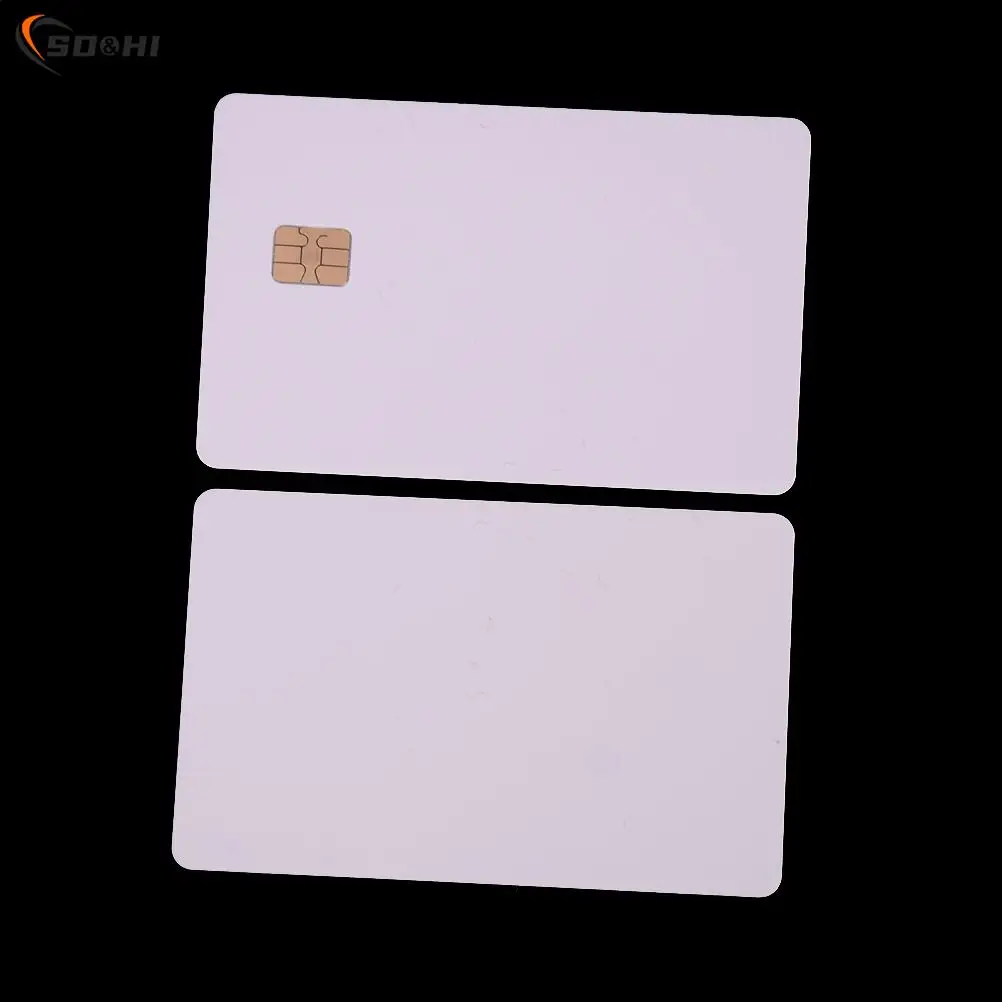 

5 Pcs White Contact Sle4428 Chip Smart IC Blank PVC Card With SLE4442 Chip Blank Smart Card Contact IC Card