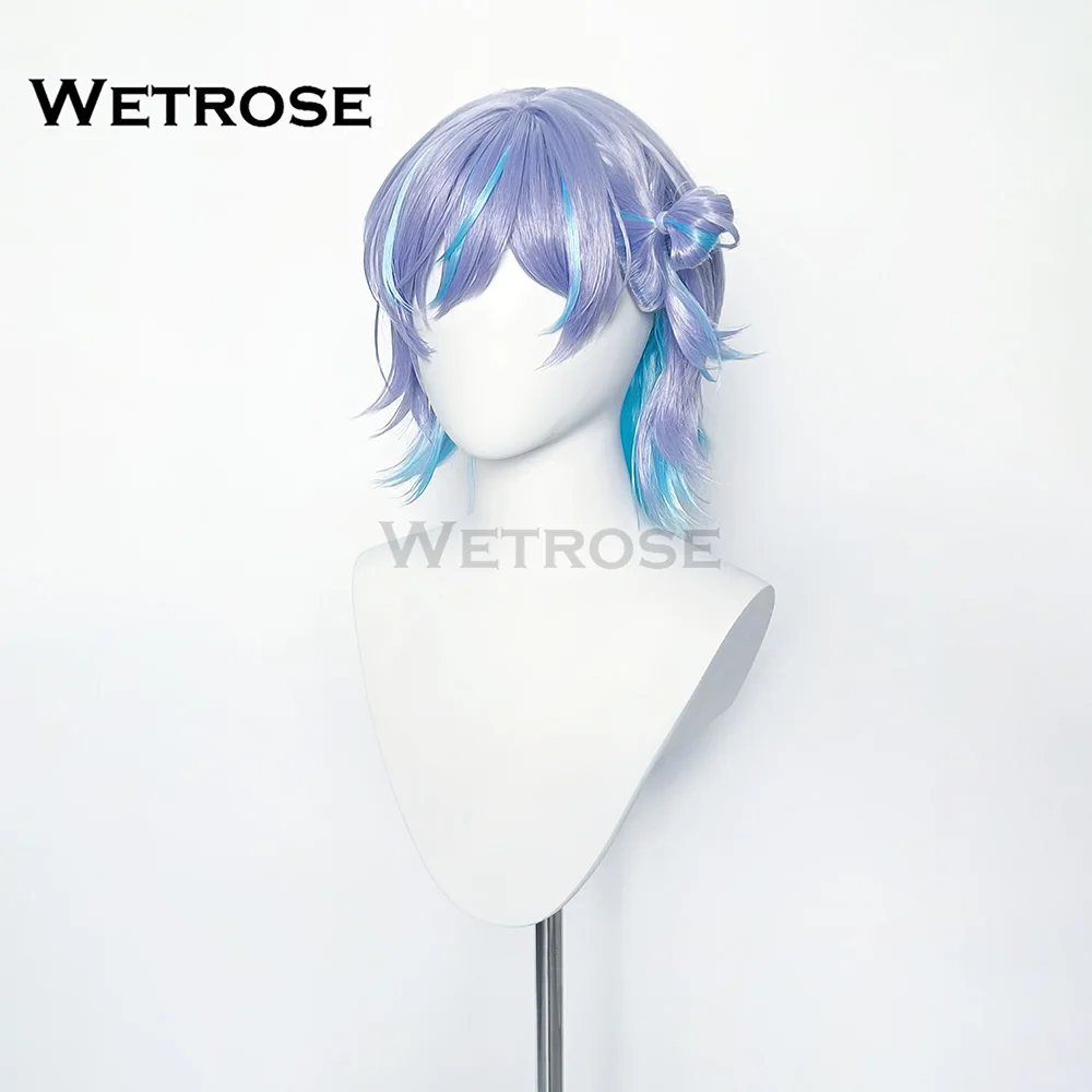 [Wetrose] متوفر في المخزون Hoshirube Sho شعر مستعار كوسبلاي Vtuber عيد الهالوين