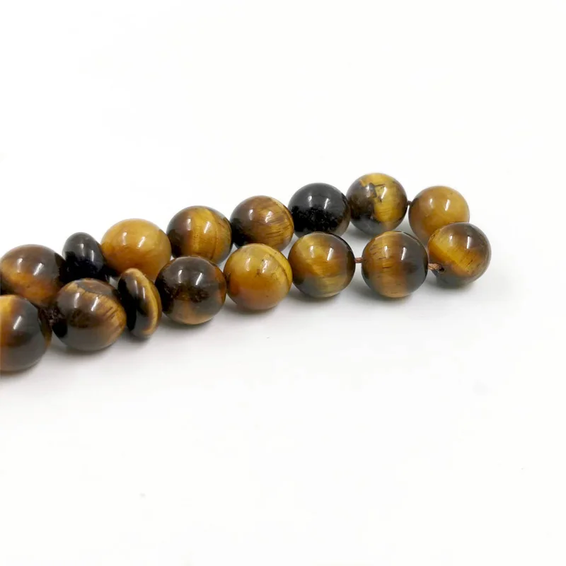 Tasbih men Natural Tiger eye stone black handmade turkish tassel Muslim prayer beads islamic misbaha store Arabic accessories