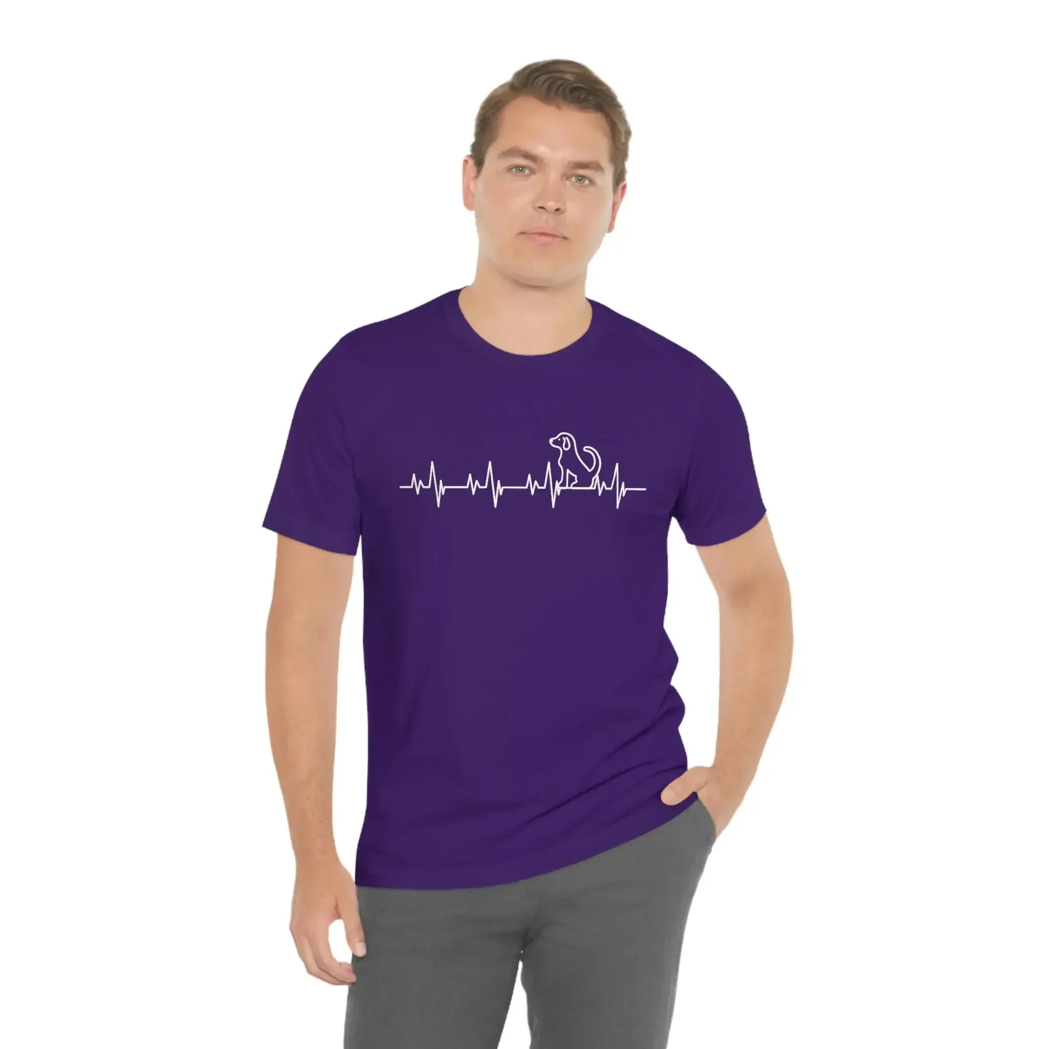 Dog HeartbeaT T Shirt for Lovers Pulse Lover