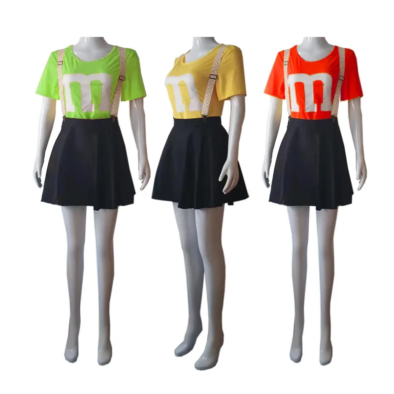 

Female Soccer Babe Football Girl Suit Women Girls Campus Bodybuilding Cheerleading Dance Uniform Clothes JK Mini Skirt Costumes