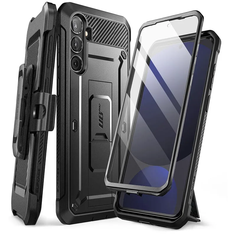 

For Samsung Galaxy S24 FE Case (2024) SUPCASE UB Pro сверхпрочный Прочный чехол для телефона со встроенным защитным экраном и подставкой