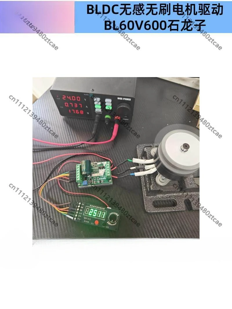 60V 600W BLDC Motor Speed Governor DIY Kit Brushless DC Driver Board Real-time RPM Speed Control Module