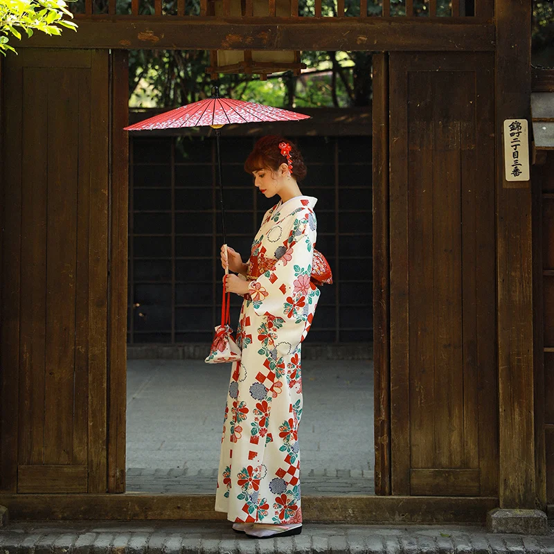 Kimono Sakura Girl para mujer, vestido de flores de luz de Luna, estilo japonés, albornoz Yukata, estampado Floral, uniforme Haori japonés, disfraz de Cosplay