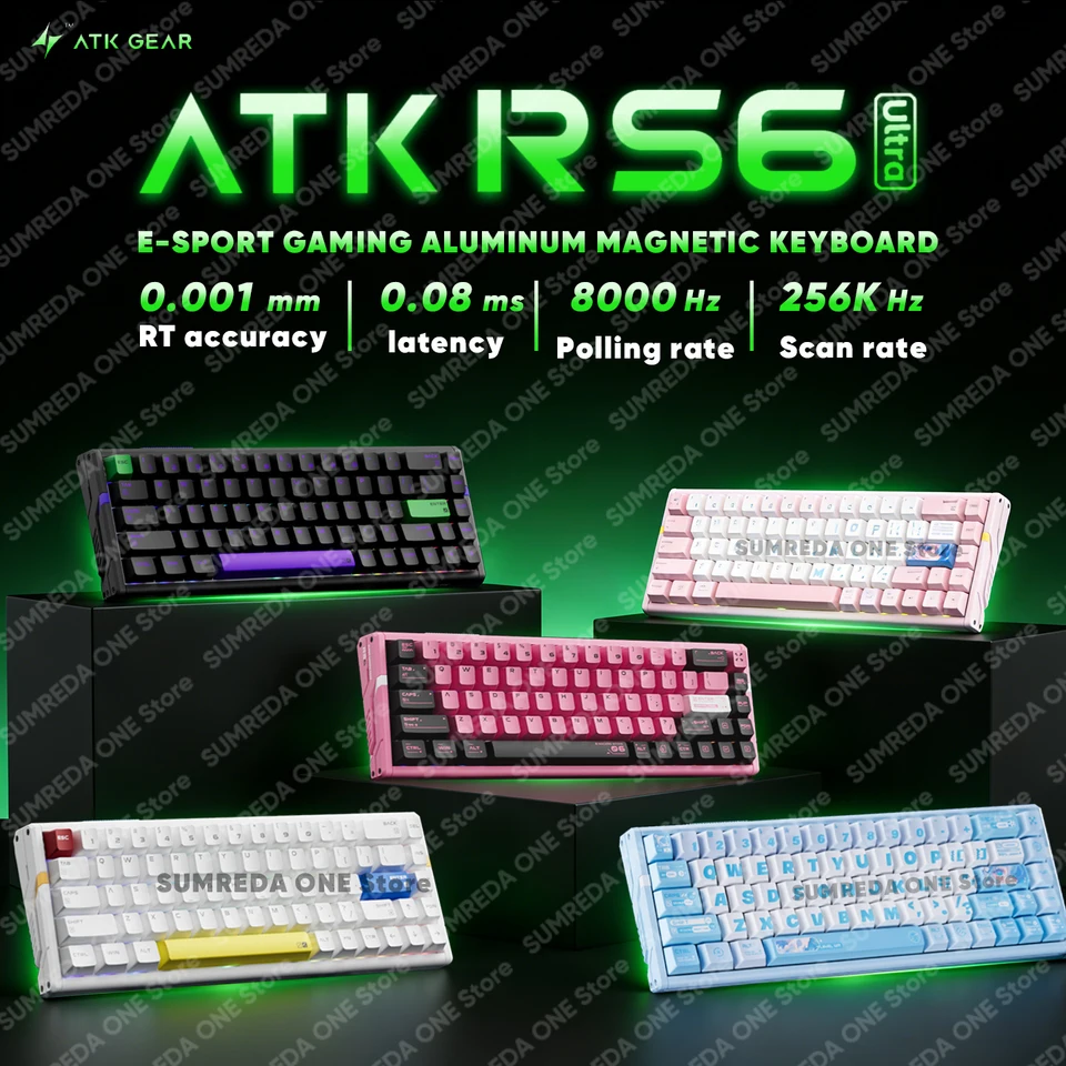 ATK RS6 Ultra Gaming Magnetic Switch Keyboard 0.005MM Rapid