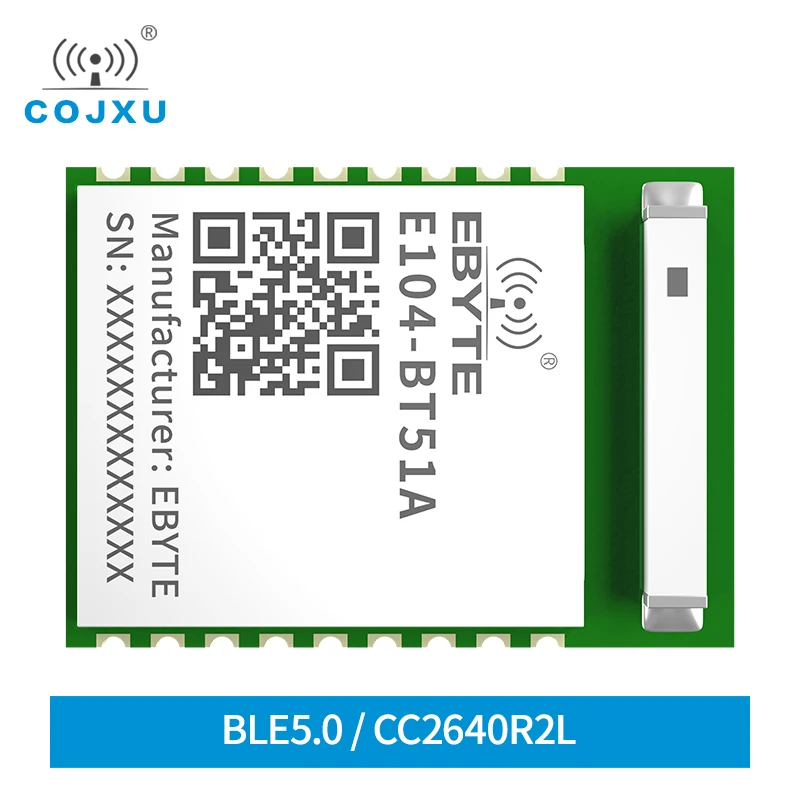 CC2640R2F BLE5.0 2.4GHz Wireless Module UART to BLE PCB Antenna Low Power Consumption AT Command E104-BT51A Blue-tooth Module