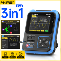 FNIRSI DSO-TC3 Digital Oscilloscope 500KHz 10MS/s Transistor Tester Function ESR Diode Signal Generator 3 in 1 Multifunction