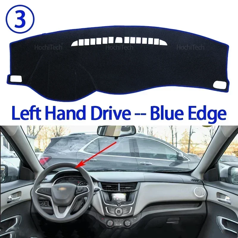 Auto Dashboard Abdeckung Vermeiden Licht Pad Instrument Panel Matte Fall Teppiche Für Chevrolet Segel 2015 2016 2017 2018 2019 Segel 3 – Detail 11