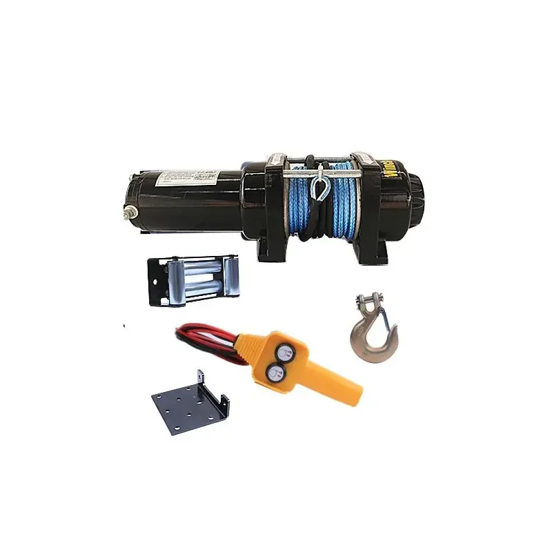 

12V24V Electric Winch Steel wire/nylon rope 2000/3000/4000/4500/6000 LBS ATV/UTV CAR PULLING electric hoist off-road vehicle