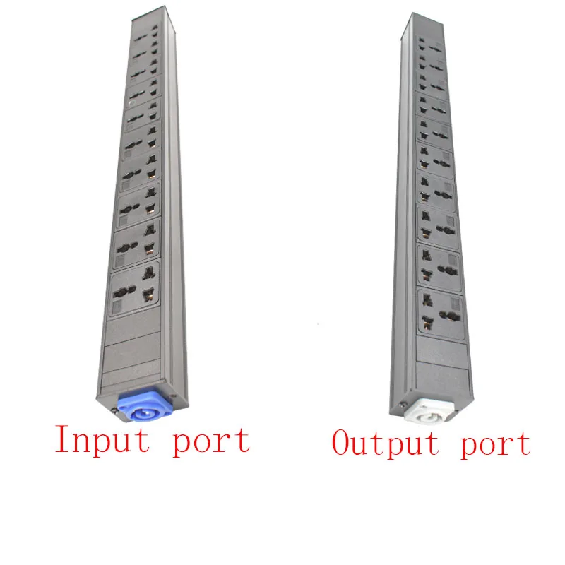 

10 А переменного тока 10 а универсальная розетка PDU блоки питания Schuko Powerlink коробка усилитель мощности аудио 3P Авиационная вилка США Австралии ЕС Великобритании Израиля штепсельная вилка