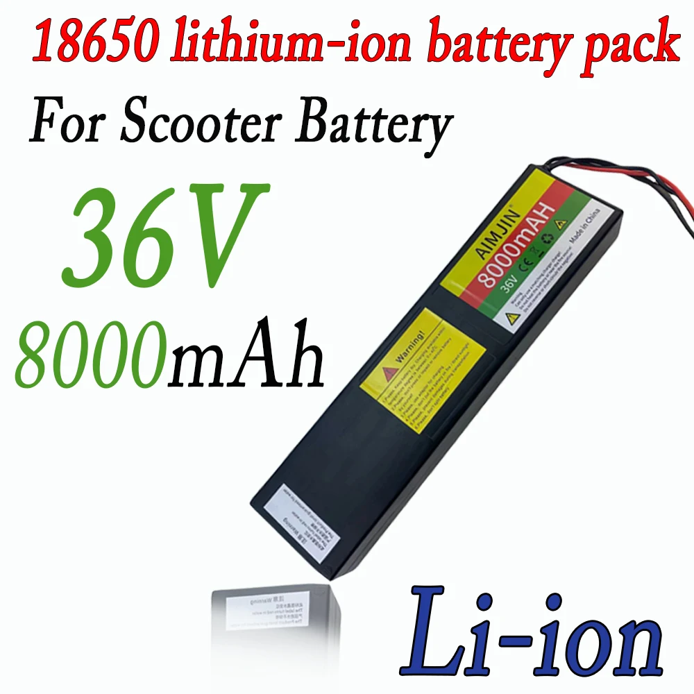 

Suitable for KUGOO S1/S2/S3 Electric Scooters 10S3P 18650 Lithium-Ion Battery Pack 36V 8000mAH