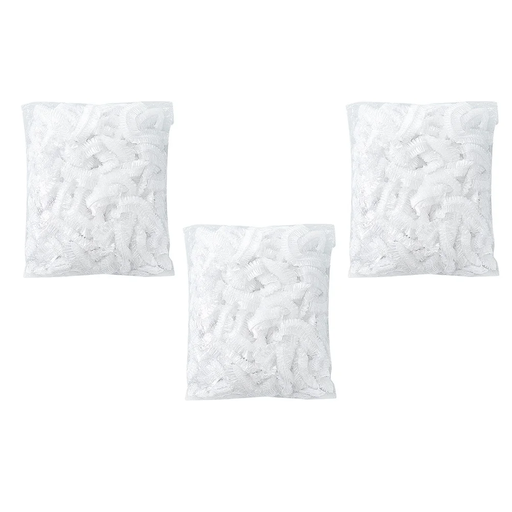 

300Pcs Disposable Plastic Bowl Covers Elastic Food Storage Preservation Kitchen Gadget Dustproof Wrap Disposable Bowl Covers