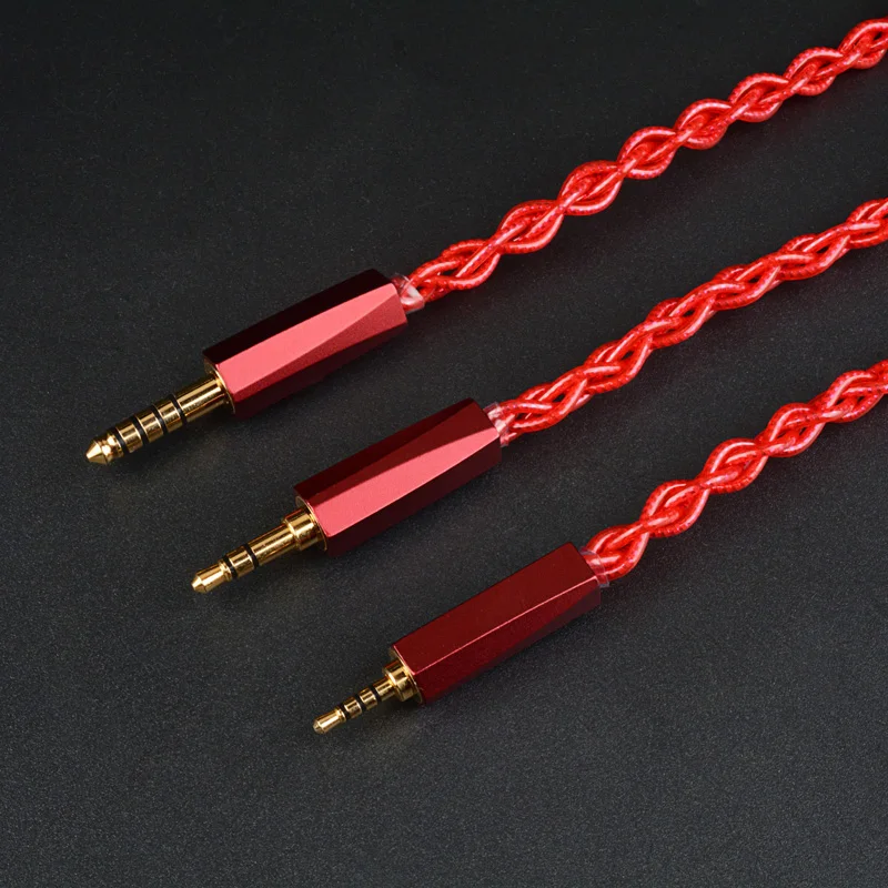 NiceHCK-Cable para auriculares insignia de arce, Cable HIFI de aleación de cobre de tierras raras a base de lantano, 3,5/2,5/4,4 MMCX/0,78/N5005, 2 pines para Lofty