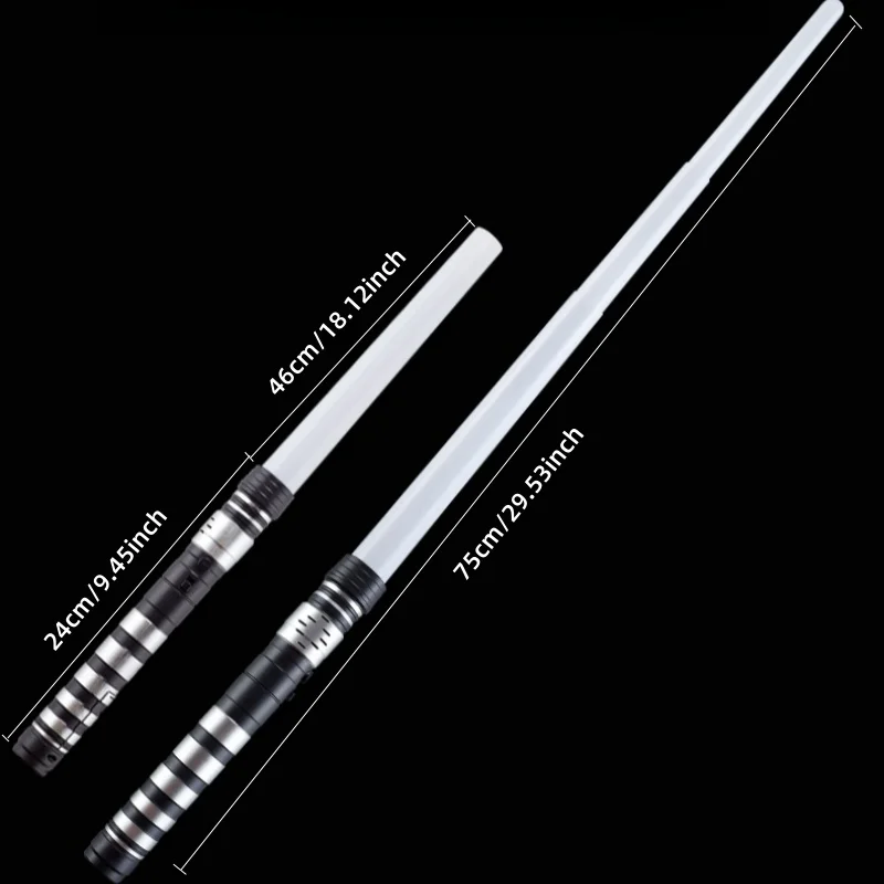 ER 1-2PCS LED Light Up Sabers Cosplay Spade retrattili sensibili al movimento Forniture per matrimoni Bomboniere di Natale per bambini