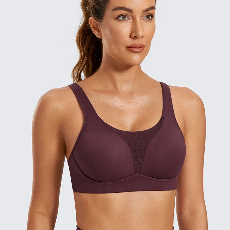 Reggiseno sportivo da donna reggiseni Fitness imbottiti senza fili imbottiti ad alto impatto