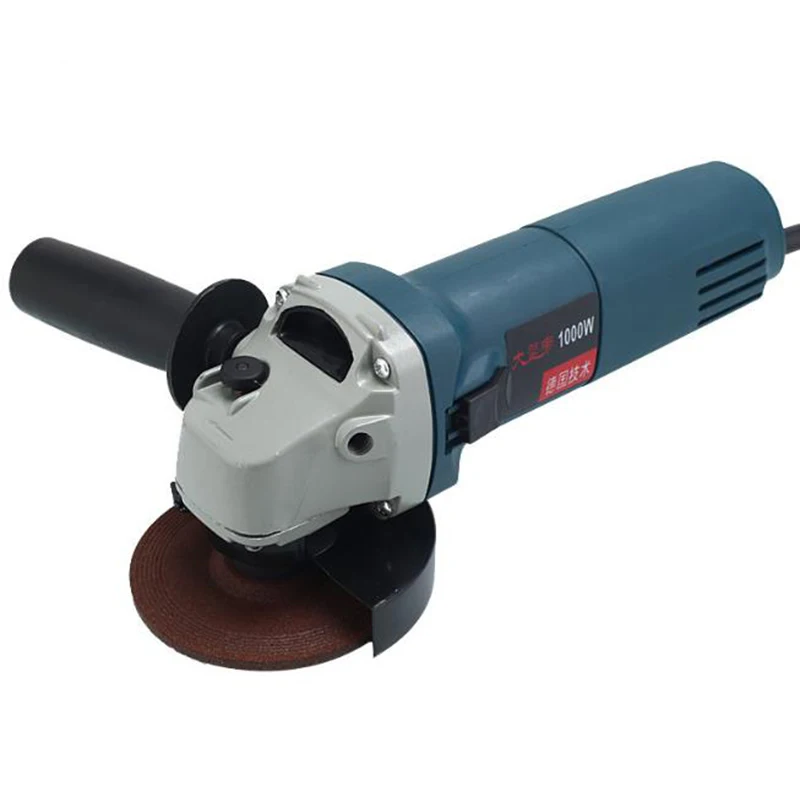 

220V Adjustable Electric Angle Grinder Power Tool Grinding Metal Wood Cutting and grinding Machine 1000W 11000rpm