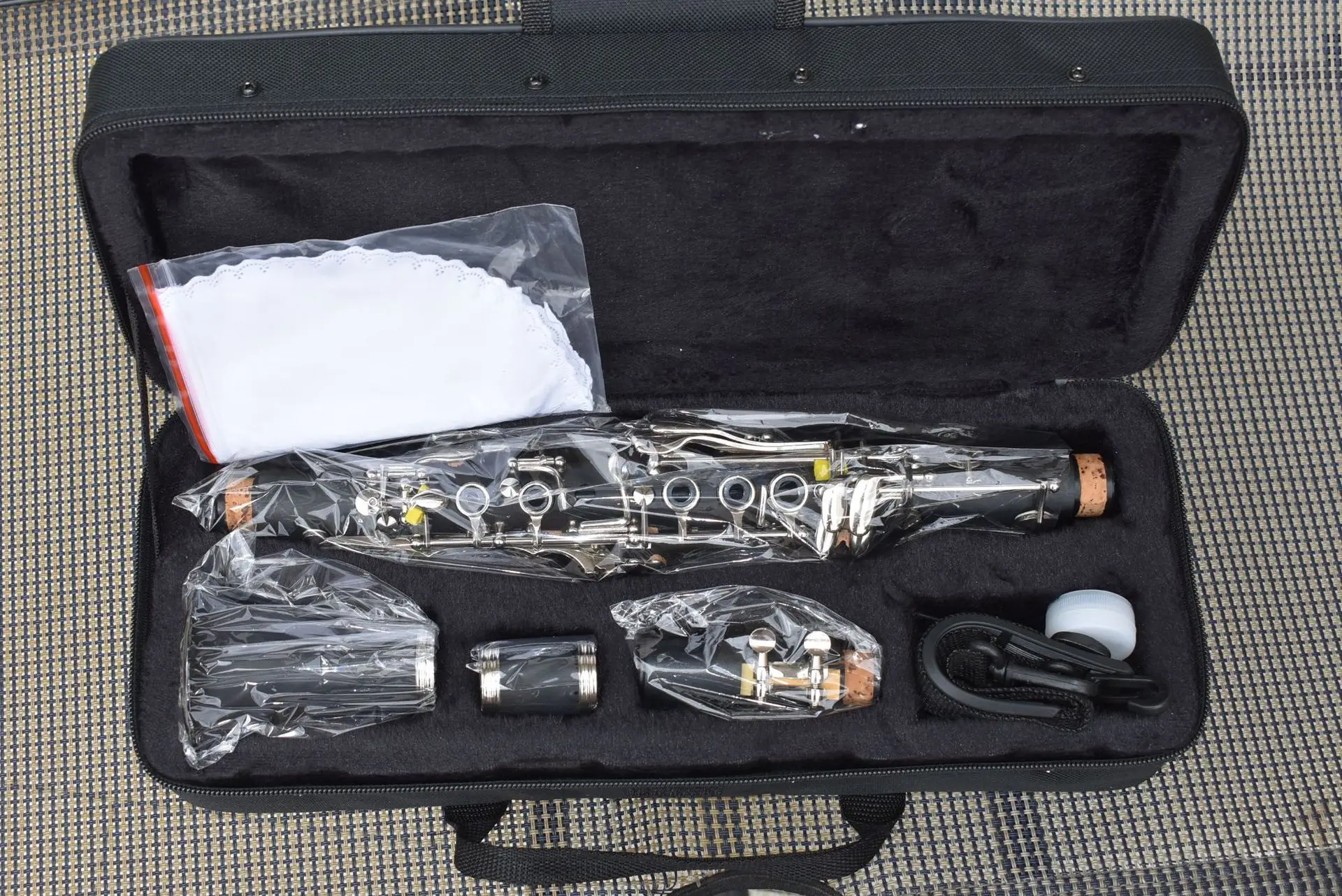 Eb Tone Mini Black Clarinet Kids Student Beginner Clarinet Wind Instrument Single Piece