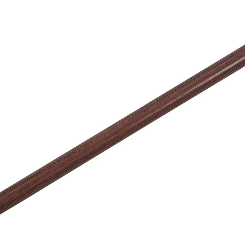 Promotion! 2X Extendable Telescopic Spring Loaded Net Voile Tension Curtain Rail Pole Rods,55-90Cm/70-120Cm,Wood Color