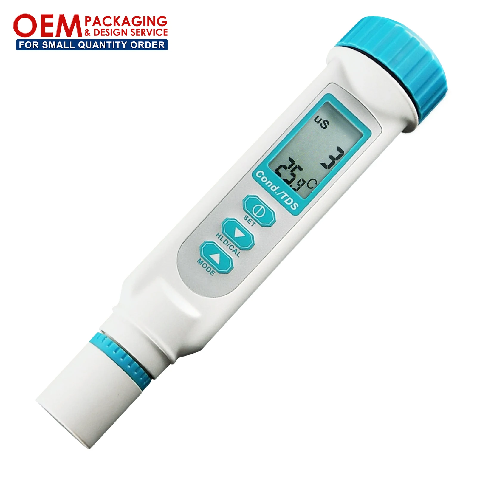 

3-in-1 Digital Pen-type High Accuracy Portable ppm ppt uS mS C/F Water Quality Conductivity TDS Meter (OEM Packaging Available)