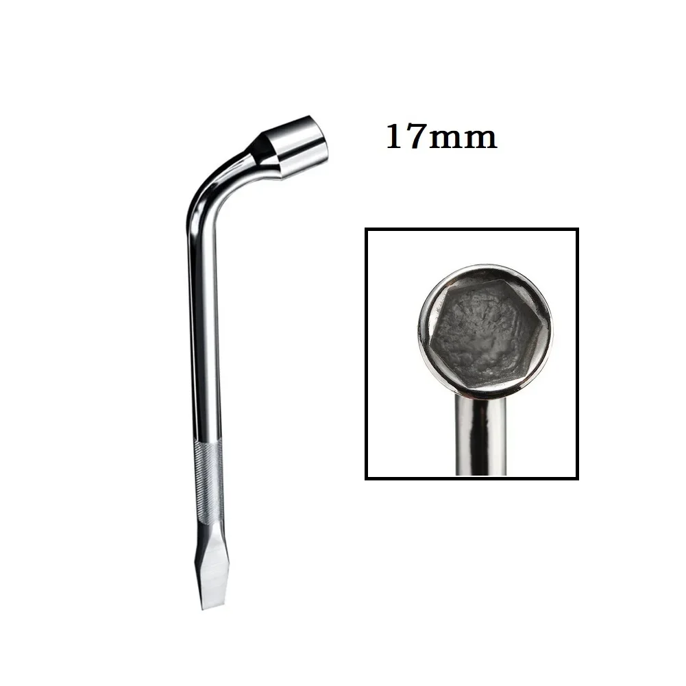 

Emergencies Tight Nuts Wrench Heavy Duty Lug 1pc 45#Stainless Steel Master Silver Socket Spanner Car Hand Tool
