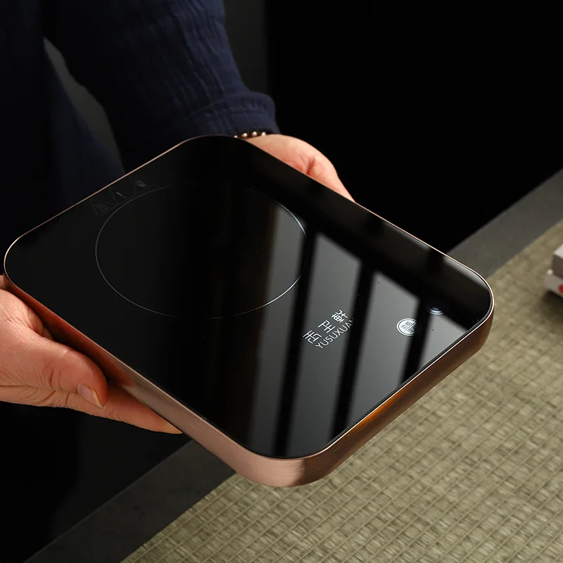 Stufa elettrica in ceramica 800W 100 ° Riscaldatore per tazza C Stufa da tè intelligente Forno elettrico per riscaldamento a piastra calda Mini riscaldatore Macchina per il tè 220V