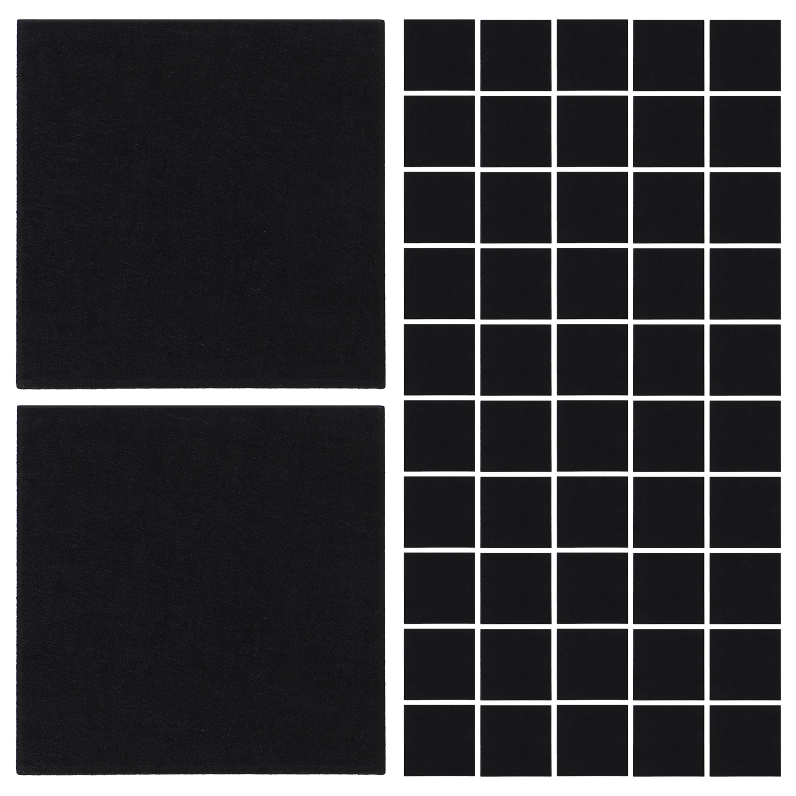 72 قطعة من الألواح الصوتية الممتصة للصوت من ألياف البوليستر الفلين ذاتية اللصق لوحات تقليل الضوضاء لجدار استوديو المكتب #2