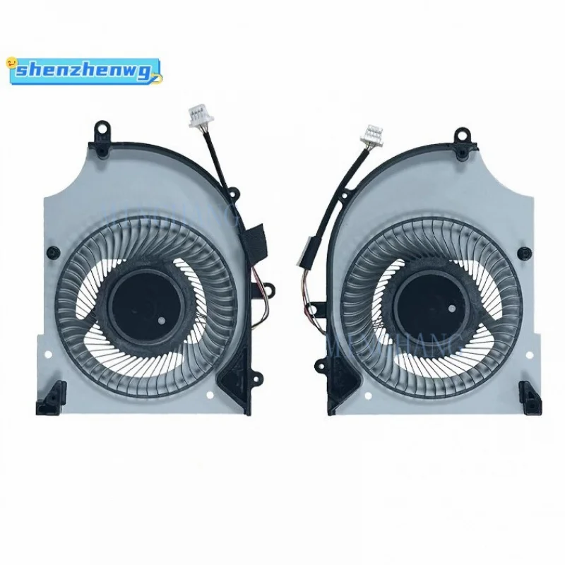 M   New for MSI MS15F3 BS5405HS-U5N BS5405HS-U5P Laptop CPU+GPU COOLING FAN R+L