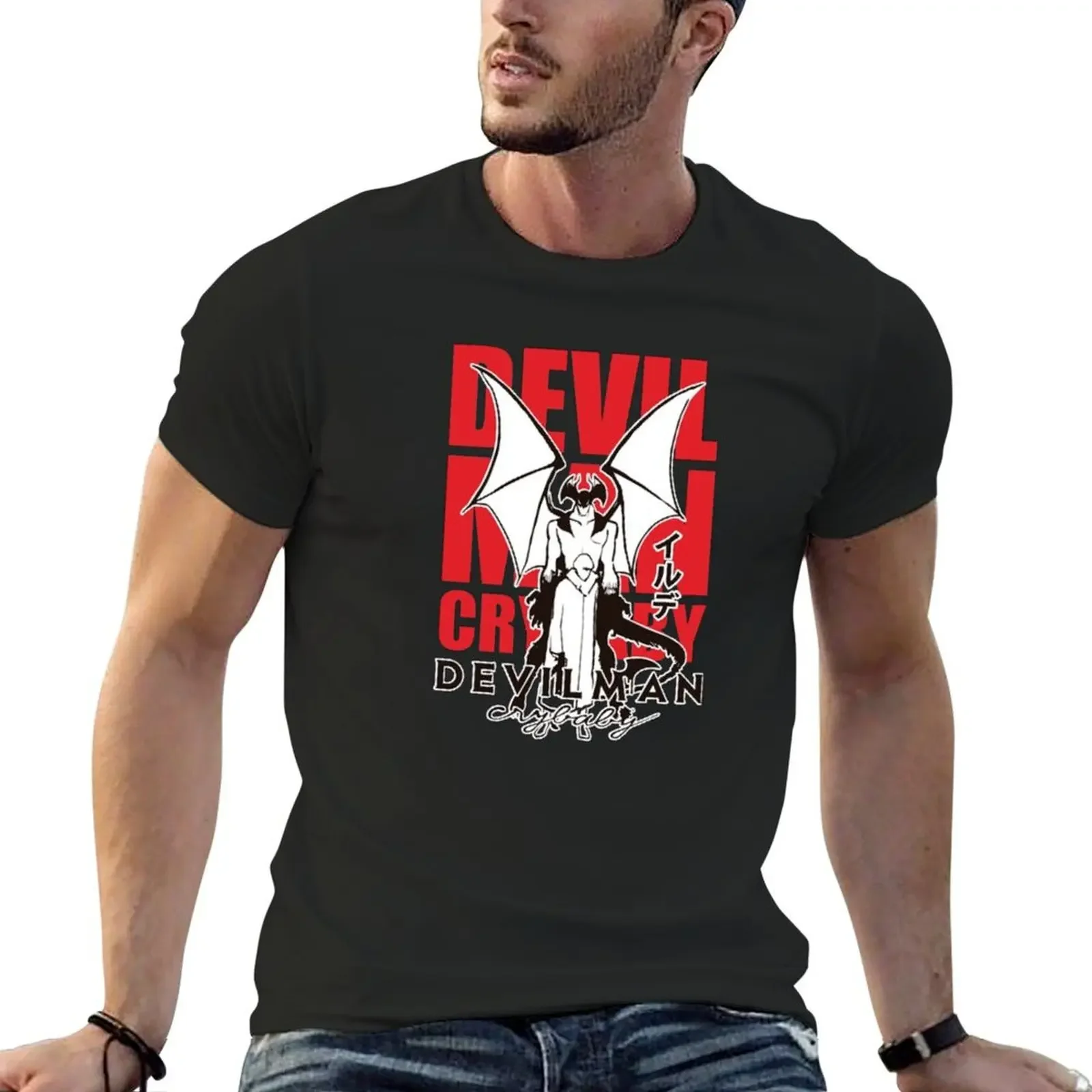 

Devilman Crybaby T-Shirt plain heavyweights quick-drying korean fashion t shirts for men pack