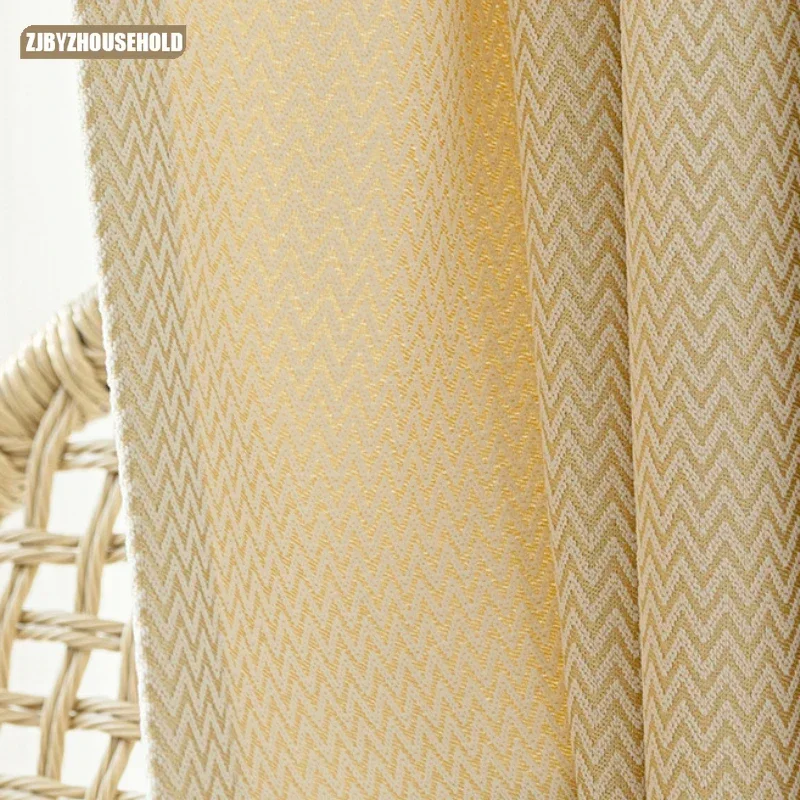 

High-quality Cream Curtains for Living Dining Room Bedroom Blackout Living Room Light Luxury French Matcha Green Chenille