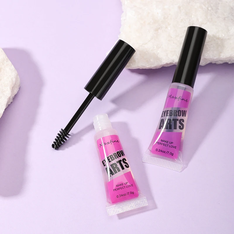 Máscara de pestañas transparente de tubo Flexible, máscara impermeable, extensión de pestañas, blanco grueso, cosméticos, 1 pieza