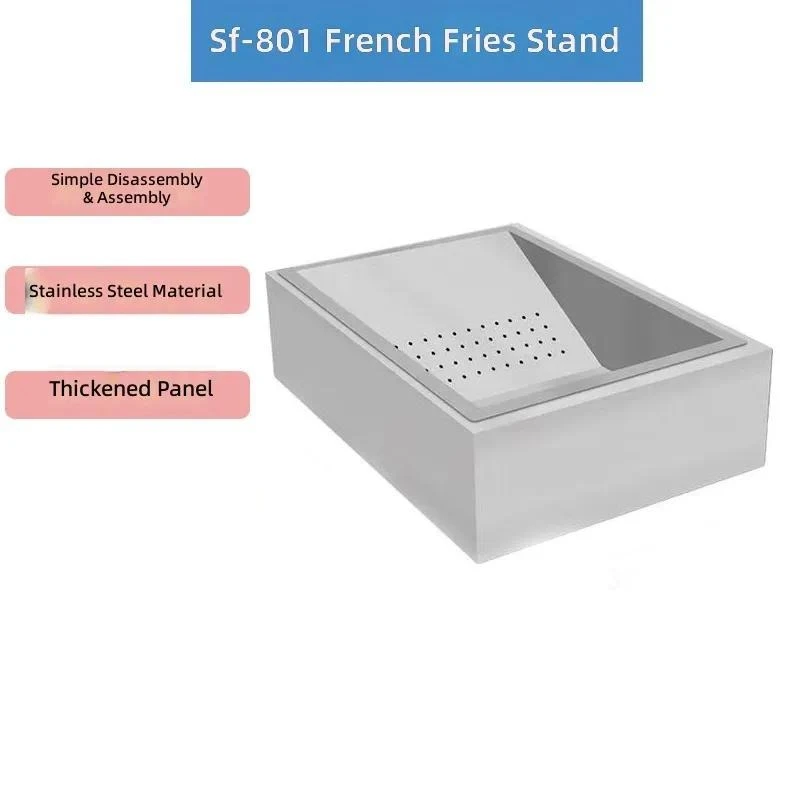for French Fries Workstation Console Station Slot Box Oil Filter Oil Control Burger Shop Oil Filter Station