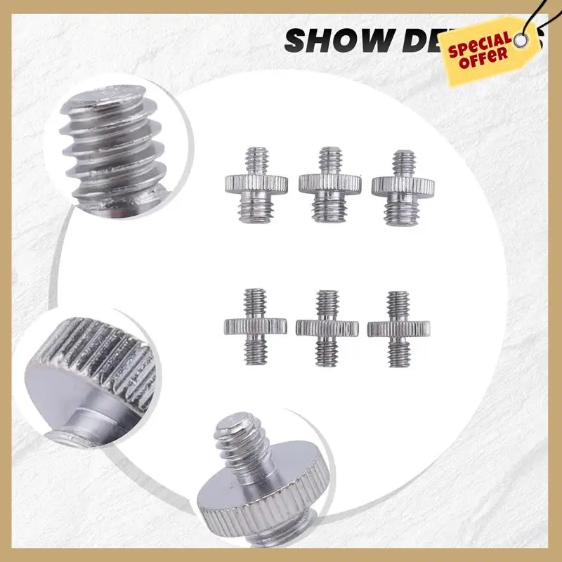 Винтовой адаптер для камеры 1/4 дюйма и 3/8 дюйма, набор резьбовых креплений для штатива, монопода, шаровая головка, подставка для светильника, плечевая установка-WMA