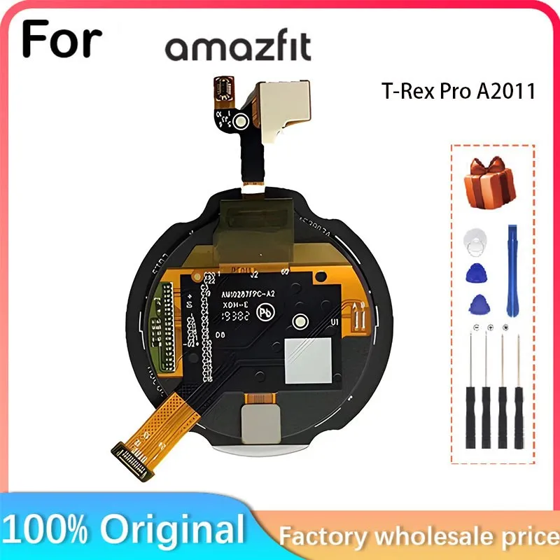 For Amazfit T-Rex T Rex Pro A2011 LCD Display + Touch Panel Digitizer For Amazfit T-Rex T Pro A2011 Amoled Display Assembly