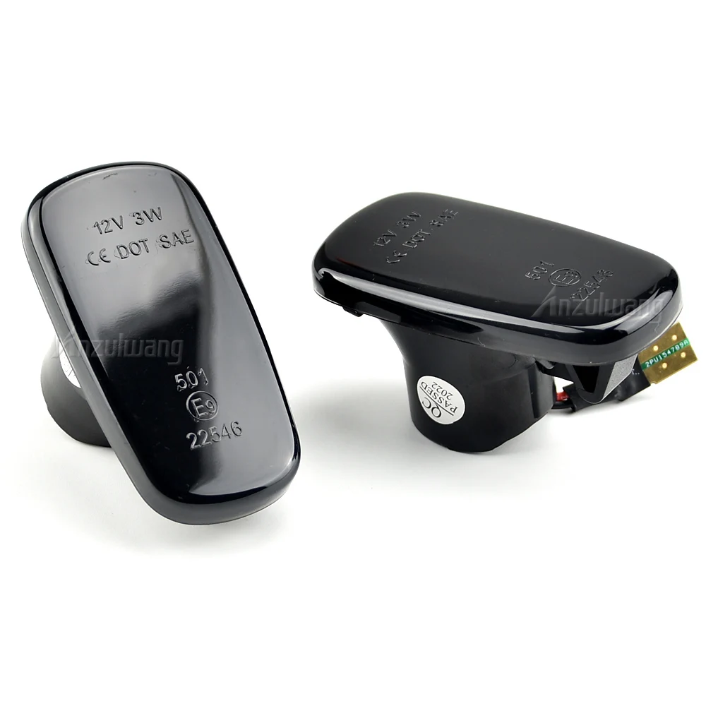 2X ديناميكية العنبر Led الجانب ماركر ضوء لكزس LX470 98-07 تويوتا لاند كروزر 100 برادو 90 سلسلة FJ هايلكس بدوره مصابيح إشارة